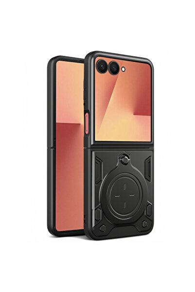 Samsung Husa pentru Galaxy Z Flip7 F766, Techsuit, CamGuard Pro, Neagra