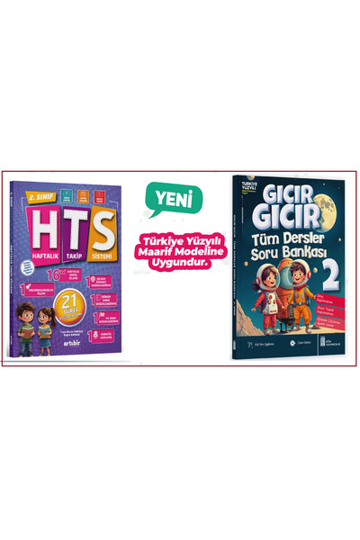 Mavi Tebeşir Yayınları 2 sınıf Haftalık Takip Sistemi Yeni Nesil 20 Deneme (O...