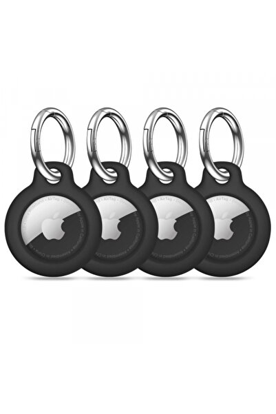 Apple Tech-Protect Rough Case for AirTag, Set of 4, Black