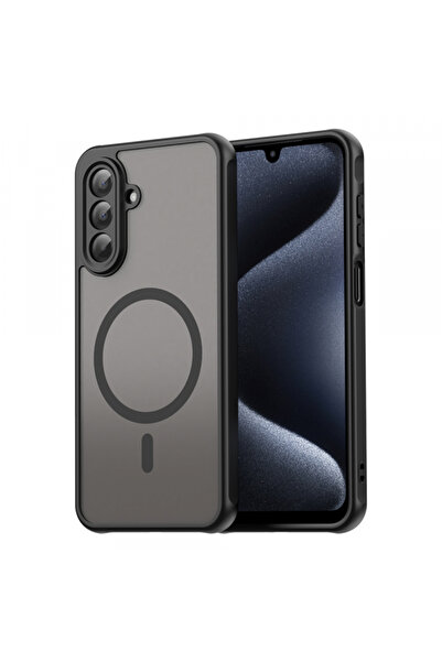 Samsung Husa MagSafe pentru Galaxy A17 5G, Techsuit, HaloFrost II, Neagra