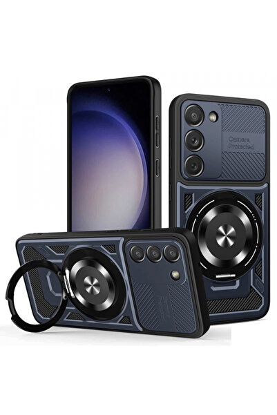 Samsung Θήκη για Galaxy S23 S911, Techsuit, RuggedCam, Μπλε