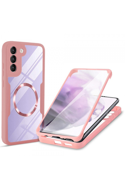 Samsung Θήκη MagSafe για Galaxy S23 S911, Techsuit, ColorVerse 360, Ροζ