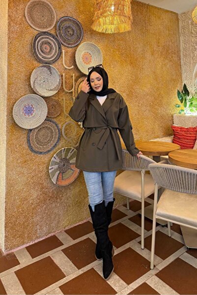 EBRUTESETTÜR Premium Trench Coat with Belted Epaulet Detail