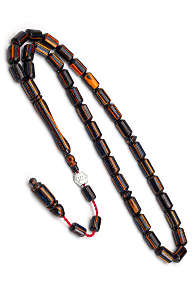 OTTOTESBİH Certified System Tassel 6X10Mm Capsule Cut Camphor Wood Prayer Beads