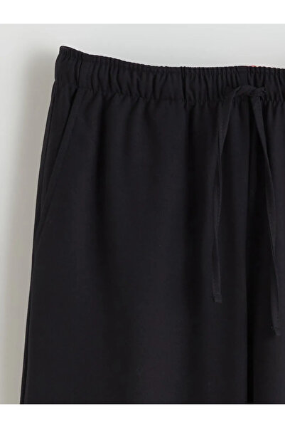 LC Waikiki Wide Leg Women's Trousers with Elastic Waist