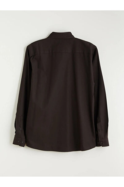 LC Waikiki Slim Fit Uzun Kollu Gabardin Erkek Gömlek