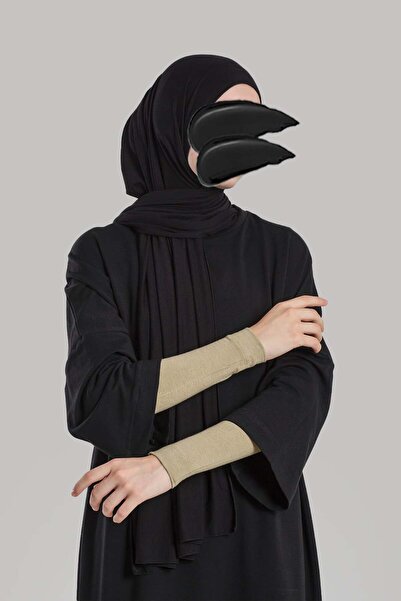 Lemaye Hijab Plain Sleeves - Khaki