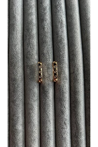 cansuaccessoire TAŞLI ATAÇ ÇELİK KÜPE