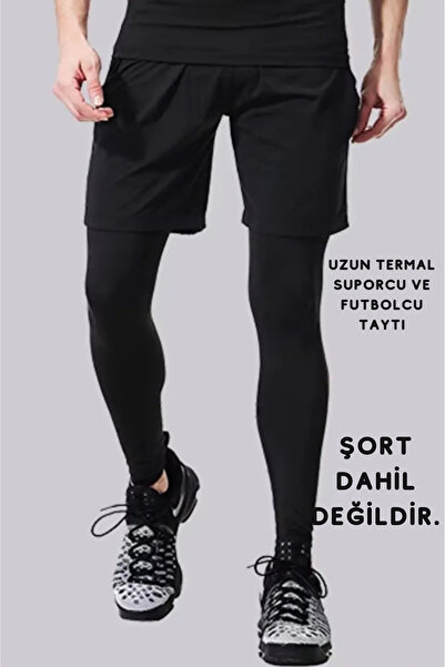 CAZZ SPORTS ERKEK RİKRALI FUTBOL TAYTI & İÇLİK SİYAH