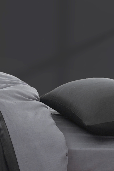 Comfort Craft Single Paint Duvet Cover Set Mix Black-Smoke