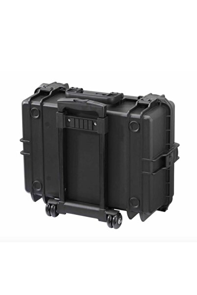 PLASTICA PANARO Черен твърд куфар MAX505CAMTR с колелца за студийно оборудване