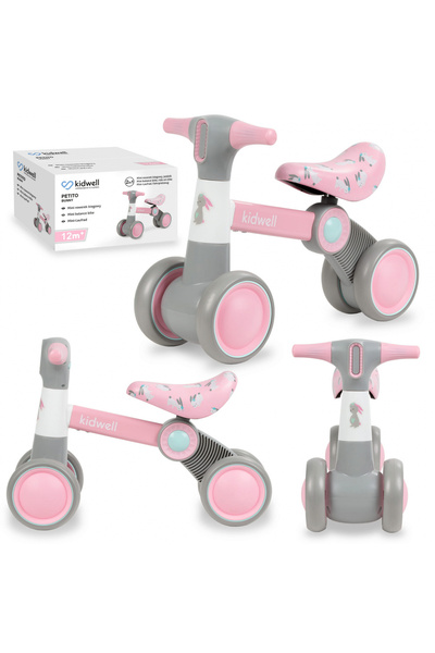 Kidwell Mini odrážedlo bez pedálů pro děti, Petito Bunny, 12 měsíců+