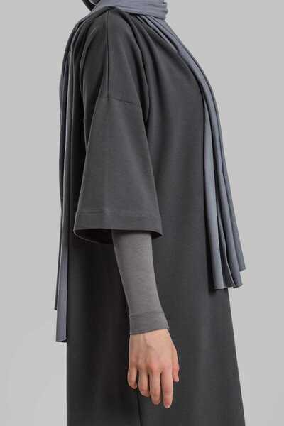 Lemaye Hijab Plain Sleeves - Gray