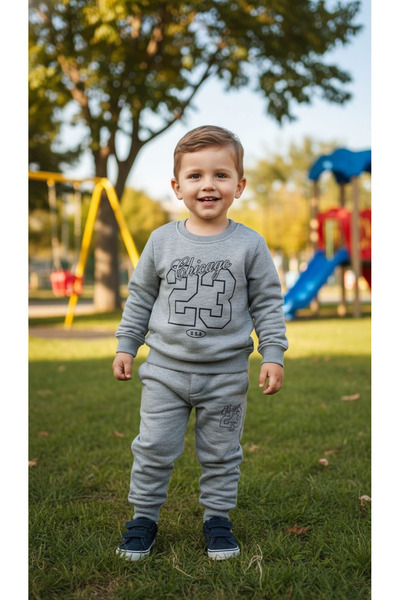 tuma collectıon Момчешки зимен спортен екип, долнище от памук, три нишки, ком...