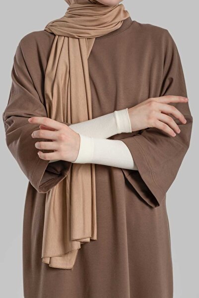 Lemaye Hijab Plain Sleeves - Stone