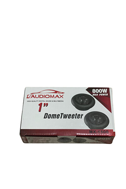 akınsound AUDİOMAX MX-1500 Dome Tweeter 800W Oto Hoparlör