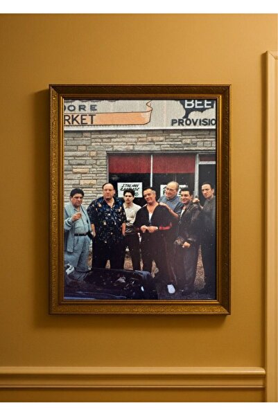BuzzDesigns THE SOPRANOS FAMILY Tablosu (Çerçeveli)