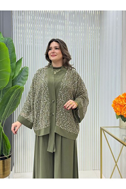 GK Sequin Triple Set Sandy