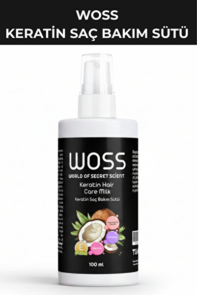 Woss Keratin Saç Bakım Sütü 100 ml