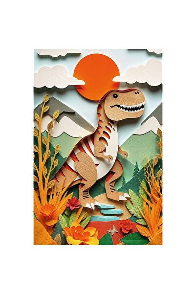 Trefl Puzzle 160 Paper Art 3D Dinosaur