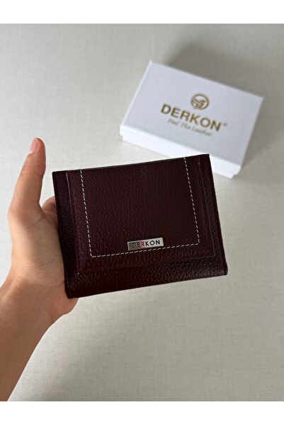 DERKON Yuhan Model Genuine Leather Wallet with Small Plenty of Card Slots That Can Fit in Any Bag