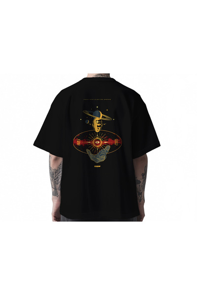 Koi Art Design Saturn / Υπερμεγέθες Unisex T-Shirt / 95% Βαμβάκι Υψηλής Ποιότ...
