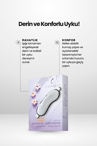 CREADERM Derin Uyku Seti (Lavanta Uyku Spreyi & Göz Bandı)