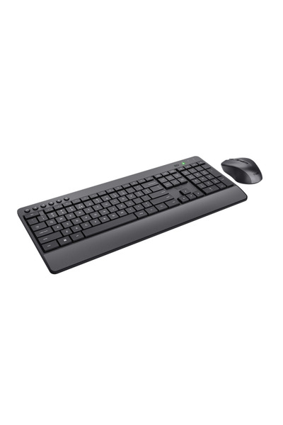 Trust Kit Tastatura si Mouse Trezo, wireless, Gri/Negru