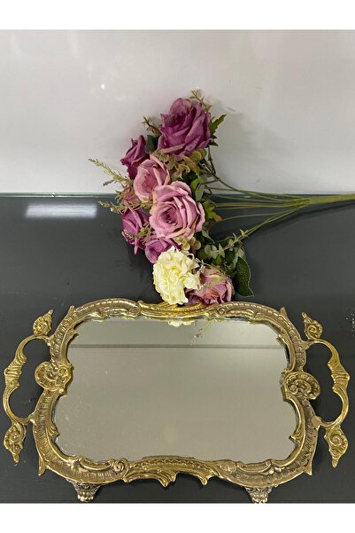 DecoZel Brass Cast Luxury Presentation Tray Is Guaranteed to Not Rust or Tarnish