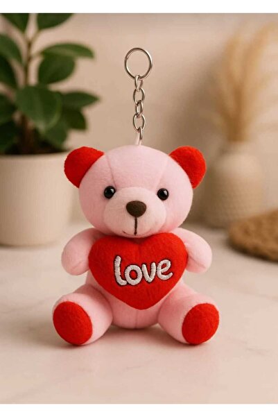 Şirin Peluş Teddy Ayıcık Anahtarlık – 11 cm Sevimli Mini Ayı hediyelik