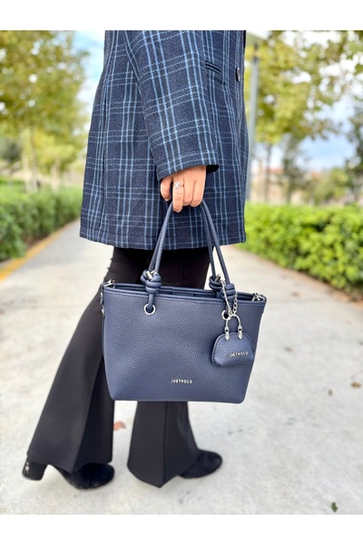 Just Polo Women's New Season Soft Leather 4-Compartment Adjustable Strap Luxury Hand and Shoulder Bag Shopper