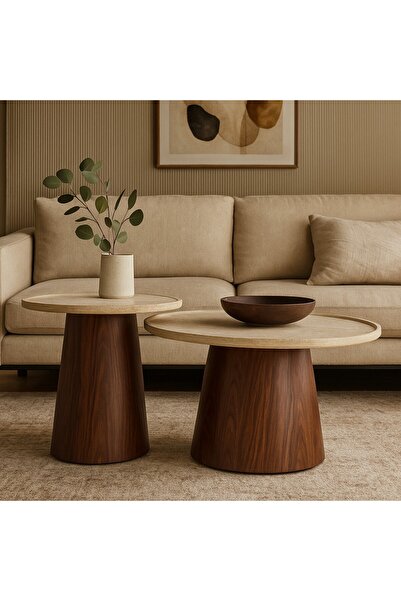 Vi Markets Modern design two-table set made of MDF wood