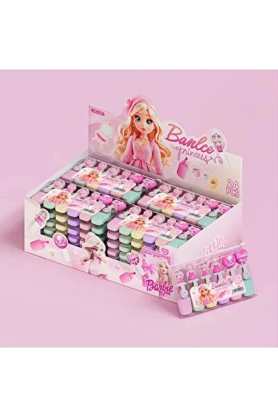 Livava مجموعة أقلام تلوين باربي 6 ألوان، ملونة، 15×4