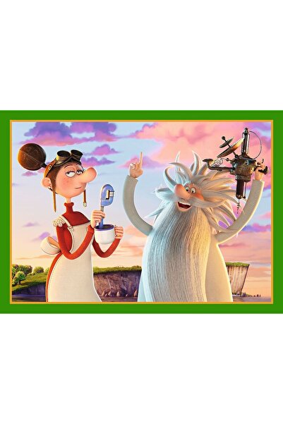 Trefl 4In1 Puzzle World of the Dragon Diplodok