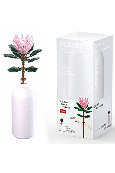 Sluban Set de construcție Flori, 219 piese, Protea Cynaroides -