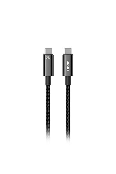 Baseus Cablu USB-C 480Mb/s 240W Tungsten Auriu 1m Negru