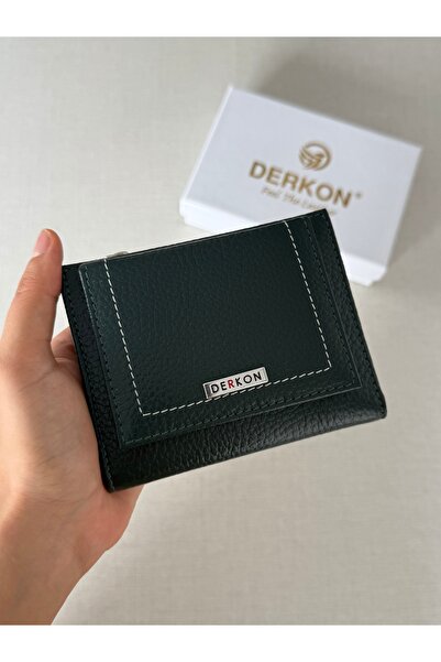 DERKON Yuhan Model Genuine Leather Wallet with Small Plenty of Card Slots That Can Fit in Any Bag