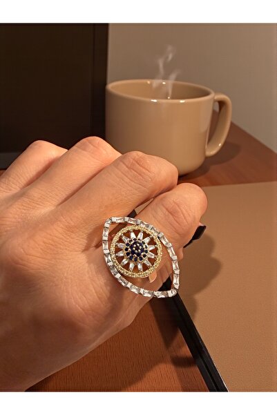 Bo Takı ve Aksesuar خاتم من حجر الزركون بتصميم خاص من ماركة معروفة