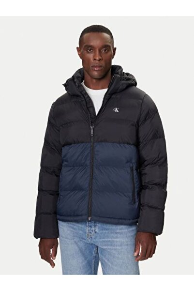Calvin Klein LS NYLON COLOR BOCK PUFFER JKT