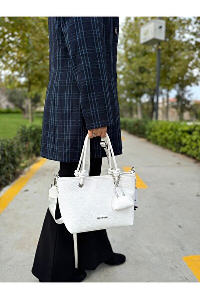 JP POLO Women's Original Just Polo Soft Leather 4 Compartment Casual Luxury Hand and Shoulder Bag Shoulder Bag