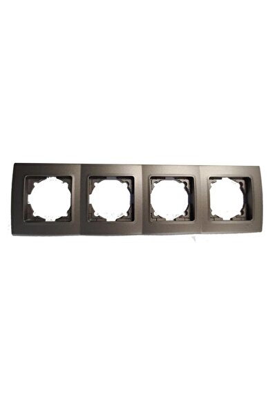VİKO Anthracite Quadruple Frame -90485004