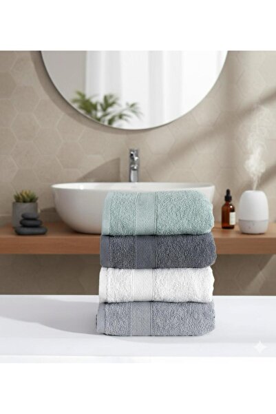 elvira concept Venezia Pamuklu 4'lü El Ve Yüz Havlusu Seti Günlük Çeyizlik Ha...