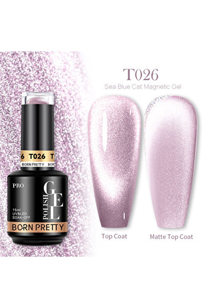 Born Pretty Cat Eye Kedi Gözü Uv Led Kalıcı Oje 15 ml T026