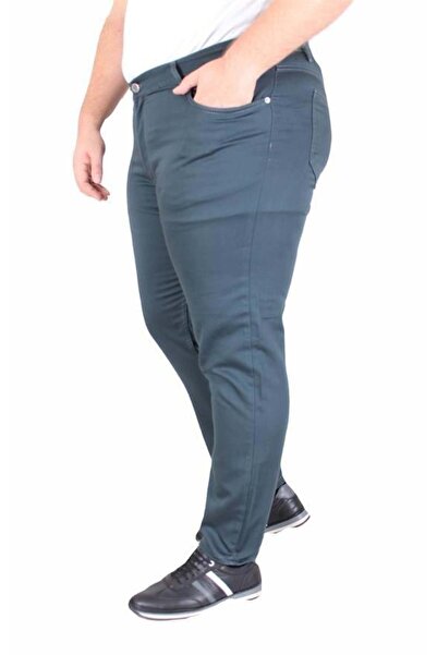 Starbattal Big Size Classic 5 Pocket Trousers Venice 11916 Petrol