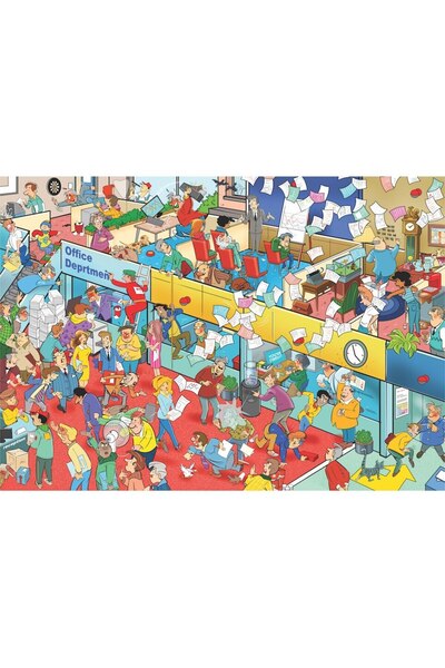 Goliath Puzzle Cauta si Gaseste - La birou, 1000 piese