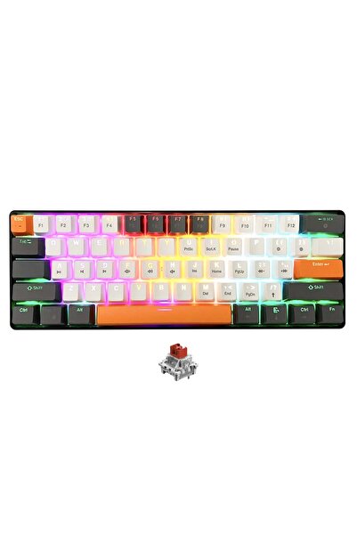 A4 Tech Media-Tech ZONE 61 MT1258 Mechanical Gaming Keyboard, 61 Keys, Illuminated