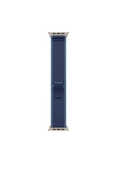 Apple Watch Ultra 49mm Titan cu Trail Loop Albastru/Albastru Strălucitor S/M