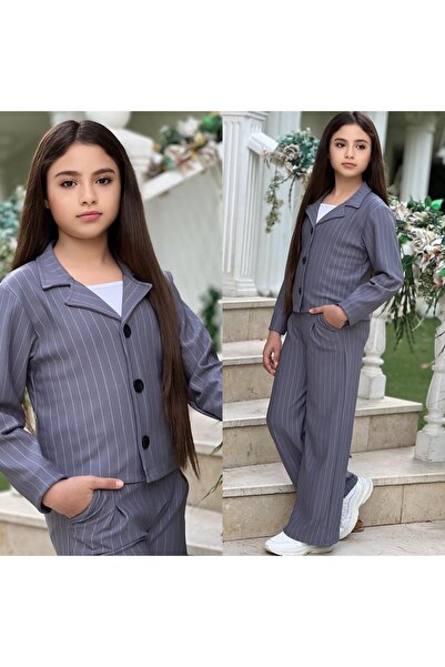 Ütk kids Şıklığın Spor Tarzı Kız Çocuk Genç Modası bayramlik Bol Kesim Pilise...