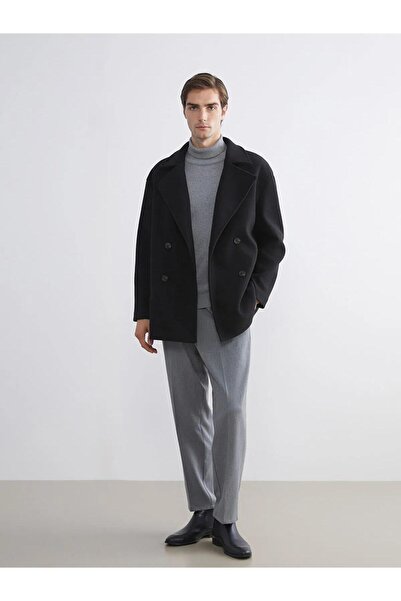 LC Waikiki Standard Fit Men's Cashmere Coat (W5)