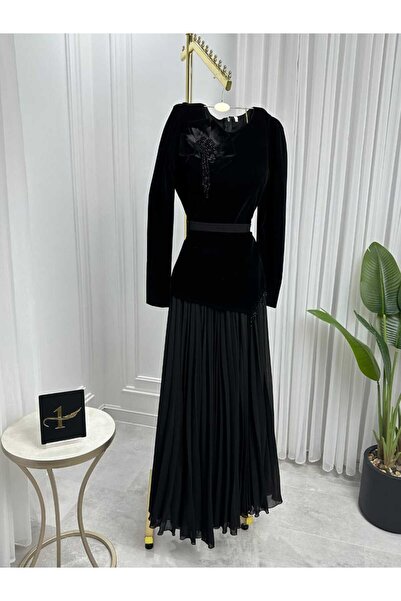 HOOR DRESSES فستان سهره جوخ + شيفون جورجيت